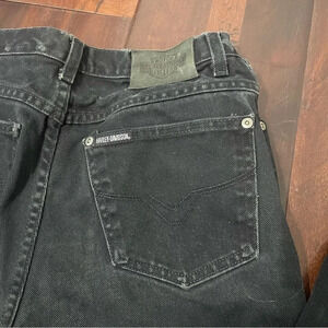 Vintage Harley Davidson Jeans size 8R Black Distressed Made In USA